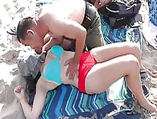 Sexy Massage On New York Public Beach