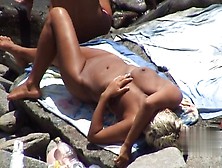 Nude Beach.  Voyeur Video 302