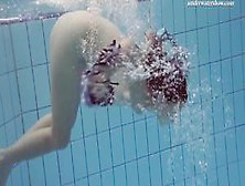 Sima Lastova Hot Busty Swimming Naked Girl