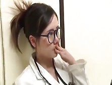 Asian Nurse With Natural Big Tits Fucks Old Patient