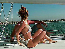 Chloe Looking Tempting In Her Bikini On A Yacht And Getting Banged