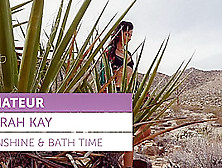 Darah Kay In Sunshine And Bath Time - Playboyplus