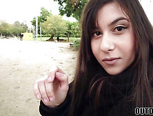 Teenage Anya Krey Booty Ravaged And Fed With Spunk In Public Park
