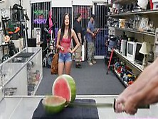 Sexy And Pretty Teen Alexis Deen Fucks Pawn Dude For Mo