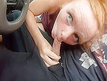 Throat Fucked On A Dirt Road Amateur Redhead