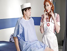 Stunning Redhead Nurse Lauren Phillips Opens Her Ass For A Horny Doc