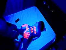 Fucking In The Night With Body Painting Fluo