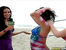 Sexy Patriot Babes Celebrate 4Th Of July