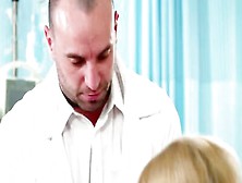 After A Physical Exam,  A Blonde Milf Was Banged By A Doctor