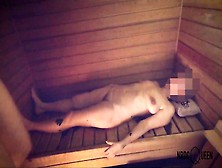 Amateurs Sauna Whisking For Pretty Elder Chick Self Perspective