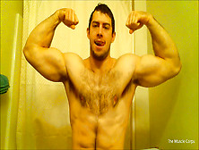 Shower Muscle Teasing,  Muscle,  Amateur