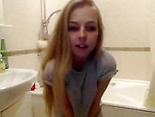 Gorgeous Young Blonde Has Some Fun With Her Boyfriend In Th