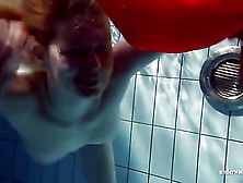 Hot Blonde Lucie French Teen In The Pool