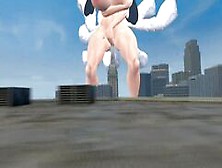 Giantess Ahri [Vore,  Growth,  Insertion]