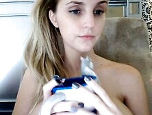 Naked Blonde Teen Girl Pussy Masturbation On Webcam