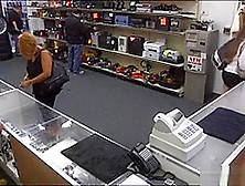 Big Ass Amateur Brunette Babe Gets Screwed By Pawn Man