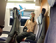 Risky Cum On The Train