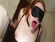 Blowjob And Cumshot For Sexy Milf With Blindfold - Prinzessinrilley - Pov