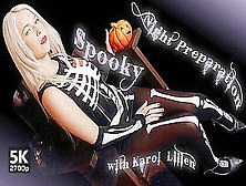 Karol Lilien In Spooky Night Preparation - Pumpkin Masturbation