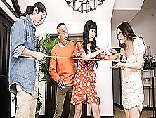 Measuring Up! Video With Marica Hase,  Lulu Chu,  David Lee,  Chong Dong - Brazzers