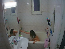 Secret Webcam.  Cute Blonde In Bathtub