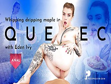 Fuckpassvr - Naughty French-Speaking Babe Eden Ivy Offers Her Tight Asshole For A Virtual Reality Pleasure Ride