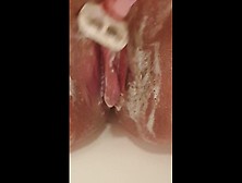 Getting Clean Shaved To Get Nasty With A Dildo And A Bj To Finish With Nasty Lady