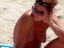 Topless Tens Small Tits On The Beach