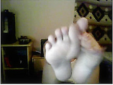 Cute Girl Shows Her Sexy Feet On Chatroulette 5