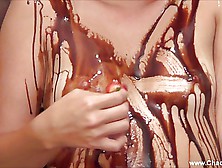 Mary Jane Botwin Covered In Honey And Chocolate Sauce