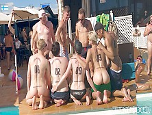 Hungyoungbrit And His Mates Go Wild On Jake In Bareback Group Sex Orgy!