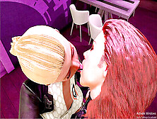 Black Widow (Scarlett Johansson) Futa Slamming Yelena Belova In A Private Hideout (Part 1)