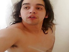 Omg! Straight Big Dick Latino Twink Stepdaddy Shower Pov - Family Therapy