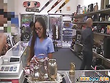 Pounding Inside A Pawn Shop In Exchange Of Some Cash