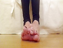 Sonia Rubbing Cum On Her Perfect Soles And Stepping On Cum
