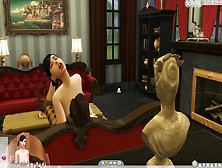 The Sims 4 - Wife Gets Fucked Hard By Husband On Couch