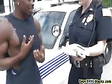Hot Cop Sluts Enjoy Taking A Black Dick