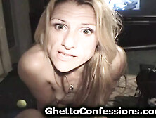 Flexible Ghoulish Ghetto Whore Sucks Dick And Pussy Fucked In Rat House Pov Interview