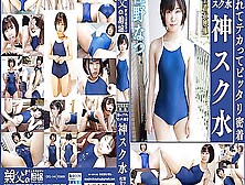 [Oks-144] Natsu Sano Wet,  Shiny And Tight,  God School Swimsuit,  Enjoy The Cute Girls In Their School Swimsuits! Scene 3