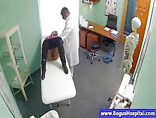 Real Babe At Hospital Fucked After Sucking