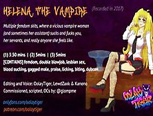 [Oc] Helena The Vampire | Erotic Audio Play By Oolay-Tiger