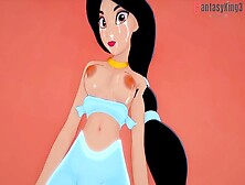 Princess Jazmin Indulges In Passionate Castle Sex | Aladin | Uncensored Hentai Pov Video