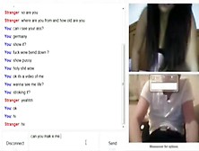 Horny Girl Has Cybersex With A German Guy On Omegle