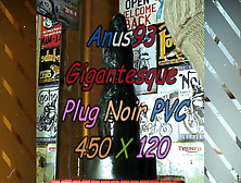 Gigantic Black Pvc Plug 450 X 120