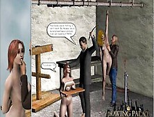 3D Porn Bondage 18 Yo Slaves Bound Up For The Master