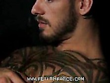 Logan Mccree And Another Gay Man With Tattoos And Piercing Having Oral Sex