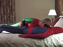 Horny Guys In Latex Suits Making Out