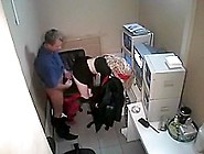 Security Man Bonks On Security Webcam
