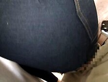 Https://bit. Ly/3Lumstp Immediately Shoot During To A Long Ass Woman Whose Leggings Are Torn And The Booty Meat Is Sticking Out!