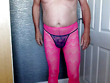 Pink Tights And Thong